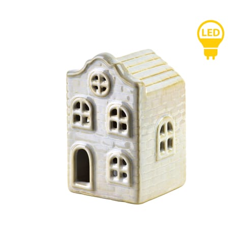 ⁨HYTTE Domek ceramiczny LED 5,7x5,7x8,7cm⁩ w sklepie Wasserman.eu