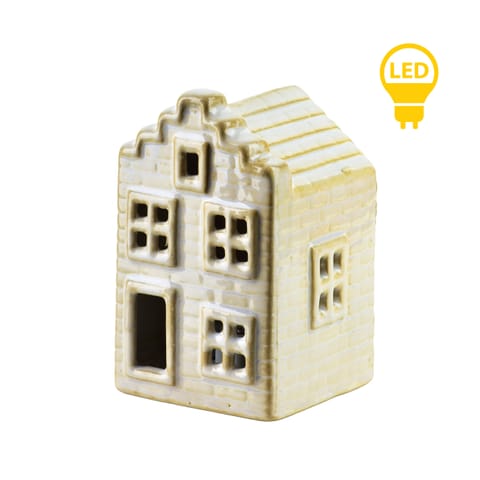 ⁨HYTTE Domek ceramiczny LED 5,7x5,7x8,6cm⁩ w sklepie Wasserman.eu