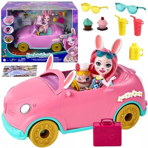⁨Enchantimals króliczkowóz lalka Bree Bunnymobile akcesoria autko ZA5468⁩ w sklepie Wasserman.eu