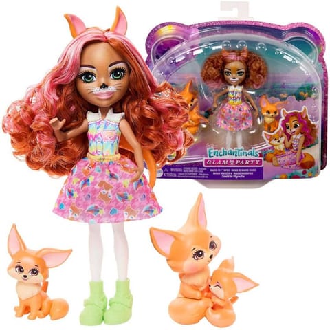 ⁨Enchantimals Lalka Filigree Fox zestaw lisia rodzinka Perk ZA5106⁩ w sklepie Wasserman.eu