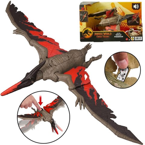 ⁨Figurka Dinozaur Pteranodon Jurassic World dźwięk ruchome elementy ZA6059⁩ w sklepie Wasserman.eu