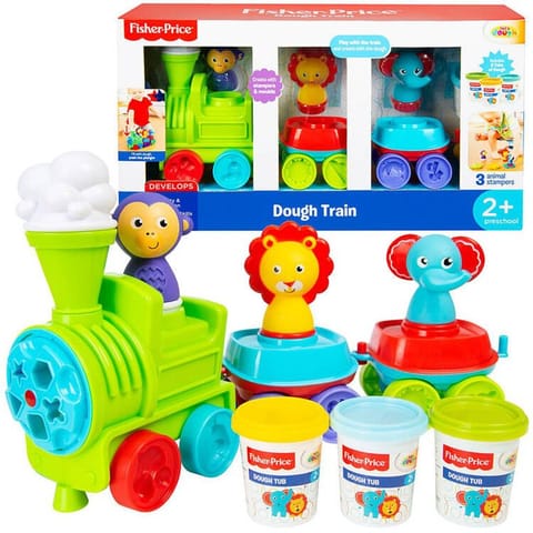 ⁨Fisher Price Pociąg masa plastyczna 3 kol. ZA3619⁩ w sklepie Wasserman.eu