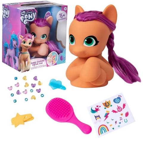 ⁨Hasbro My Little Pony kucyk Sunny Starscout głowa do czesania akces ZA5430⁩ w sklepie Wasserman.eu