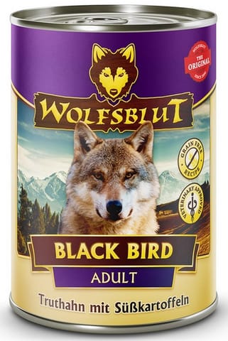 ⁨Wolfsblut Dog Black Bird - indyk i bataty puszka 395g⁩ w sklepie Wasserman.eu