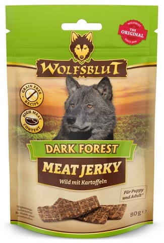 ⁨Wolfsblut Dog Meat Jerky Dark Forest 80g⁩ w sklepie Wasserman.eu