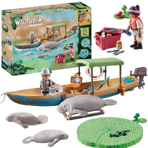 ⁨Klocki Playmobil 71010 Wycieczka łodzią -Wiltopia. Zestaw 71 elem. ZA5997⁩ w sklepie Wasserman.eu