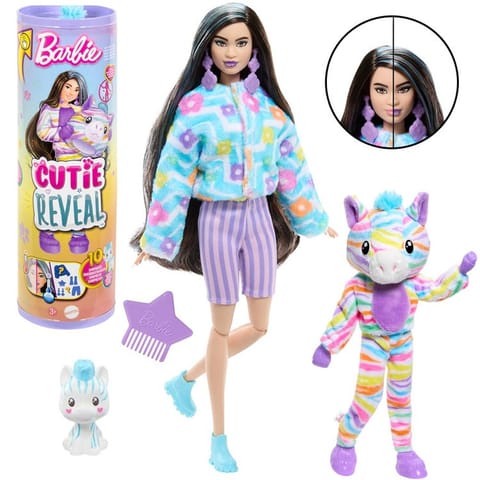 ⁨Mattel Barbie lalka Cutie Reveal Słodkie marzenia ZEBRA + akcesoria ZA6052⁩ w sklepie Wasserman.eu