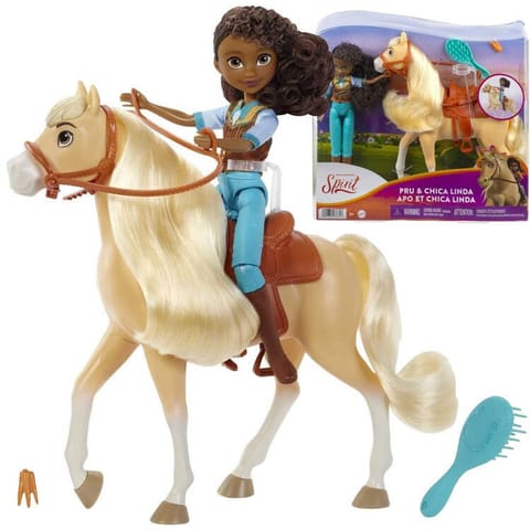 ⁨Mattel Spirit Mustang Duch wolności Lalka Pru koń HFB90 ZA4925⁩ w sklepie Wasserman.eu