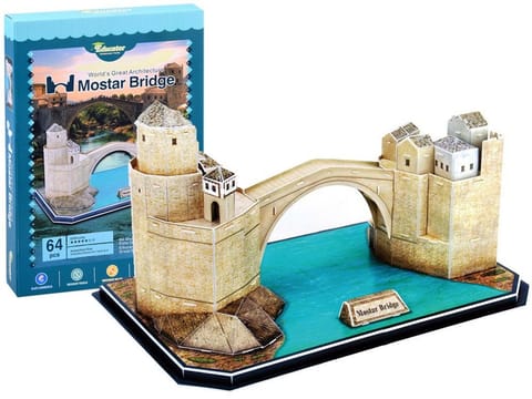 ⁨Puzzle 3D Stary Most Mostar 64 ele. ZA2900⁩ w sklepie Wasserman.eu