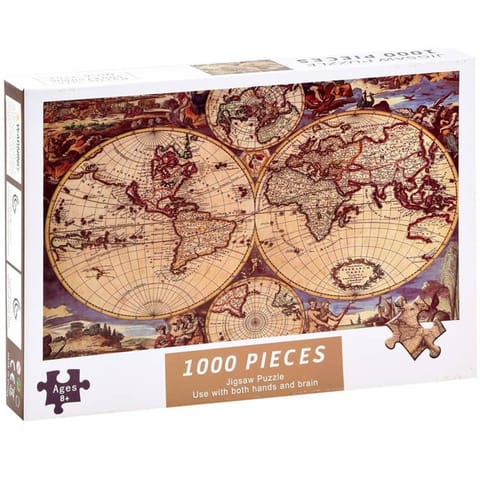 ⁨Puzzle antyczna stara MAPA ŚWIATA 1000 ele ZA3963⁩ w sklepie Wasserman.eu