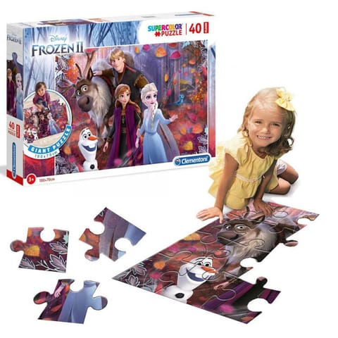 Puzzle podłogowe 40-elementów Kraina Lodu 100x70 ZA5426 w sklepie Wasserman.eu