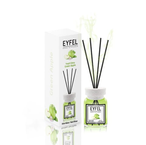 ⁨EYFEL Dyfuzor zapachowy z patyczkami - Zielone Jabłko 120 ml⁩ w sklepie Wasserman.eu