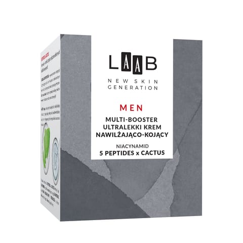 ⁨AA LAAB Men Multi - Booster ultralekki krem nawilżająco - kojący 50 ml⁩ w sklepie Wasserman.eu