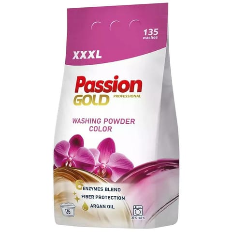 ⁨PASSION GOLD Proszek d/prania 8,1kg Kolor 135 pra&⁩ w sklepie Wasserman.eu