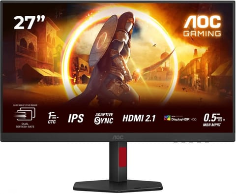 ⁨Monitor AOC U27G4R (27" /IPS /160 Hz, 320 HzHz /3840 x 2160 /Czarny)⁩ w sklepie Wasserman.eu