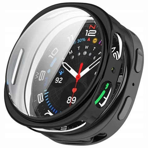 ⁨Etui Tech-Protect Defense do Samsung     Galaxy Watch 8 40mm czarny⁩ w sklepie Wasserman.eu