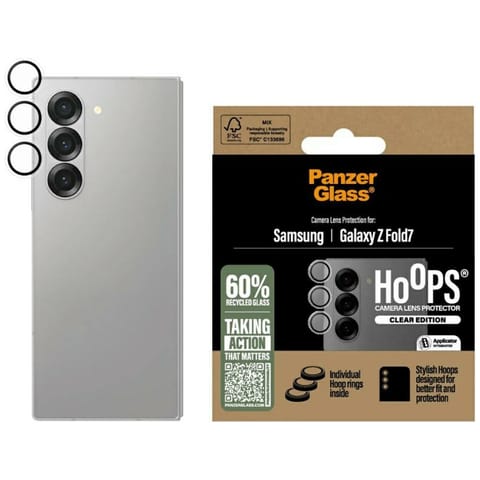 ⁨Szkło hartowane na obiektyw PanzerGlass  Hoops do Samsung Galaxy Z Fold7⁩ w sklepie Wasserman.eu