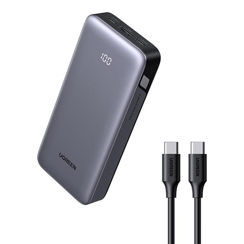 ⁨Powerbank 20000mAh Ugreen PB532, USB 2x USB-C, 30W (szary)⁩ w sklepie Wasserman.eu