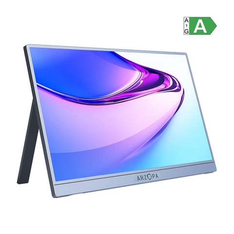 ⁨Przenośny monitor Arzopa A1S 14,0 (srebrnoszary)⁩ w sklepie Wasserman.eu