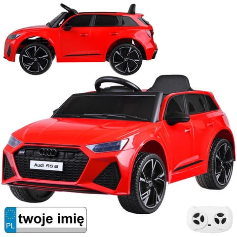 Auto na akumulator AUDI RS 6 dla dzieci PA0297 CZ w sklepie Wasserman.eu