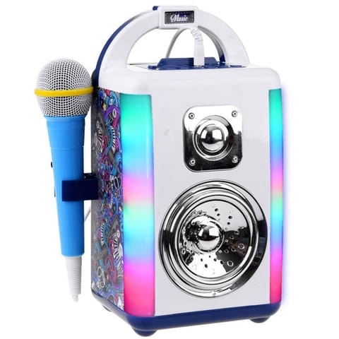 ⁨Disco Głośnik bezprzewodowy + mikrofon + bluetooth dla dzieci IN0165⁩ w sklepie Wasserman.eu