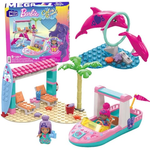 ⁨MEGA Barbie Color Reveal Dolphin Exploration⁩ at Wasserman.eu