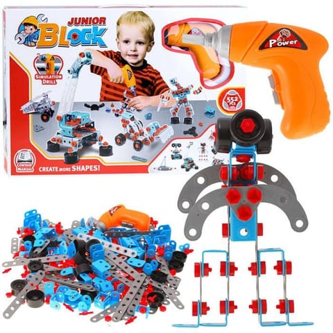 ⁨Kreatywne KLOCKI KONSTRUKCYJNE 550elem. ZA0528⁩ w sklepie Wasserman.eu