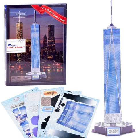 ⁨Puzzle 3D 23el World Trade Center Nowy Jork ZA3787⁩ w sklepie Wasserman.eu