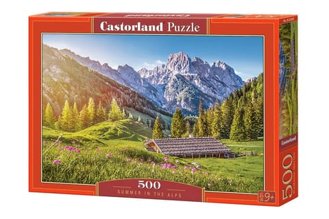 ⁨Puzzle 500 el. Summer in the Alps⁩ w sklepie Wasserman.eu
