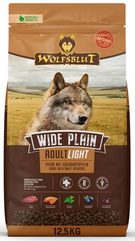 ⁨Wolfsblut Dog Wide Plain Adult Light 12,5kg⁩ at Wasserman.eu