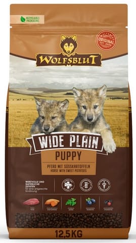⁨Wolfsblut Dog Wide Plain Puppy - konina i bataty 12,5kg⁩ w sklepie Wasserman.eu