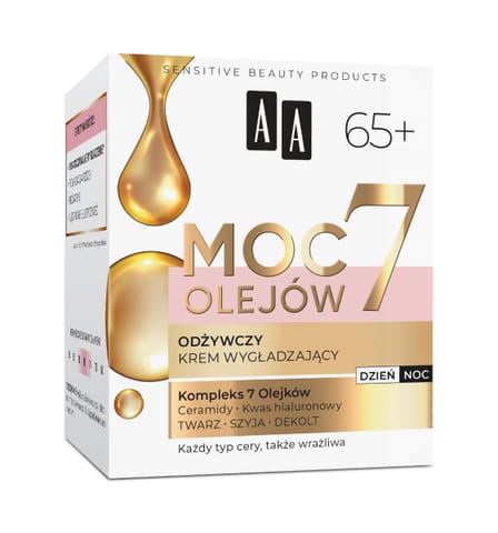 AA MOC 7 OLEJÓW Krem 65+ multiujędrniający 50ml w sklepie Wasserman.eu