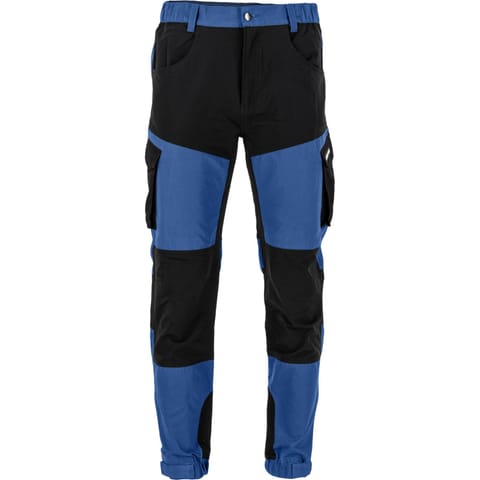 ⁨SPODNIE Z ELEMENTAMI STRETCH NIEB.-CZARNE, "M", CE, LAHTI⁩ w sklepie Wasserman.eu