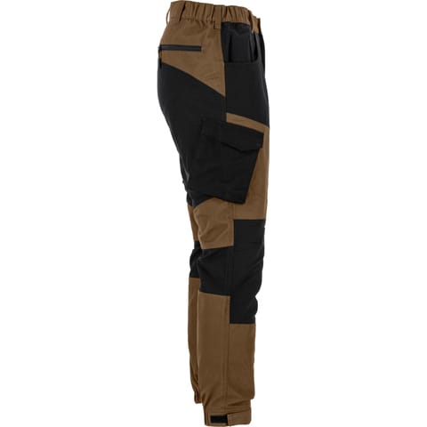 ⁨SPODNIE Z ELEMENTAMI STRETCH BRĄZ.-CZARNE, "XL", CE, LAHTI⁩ w sklepie Wasserman.eu