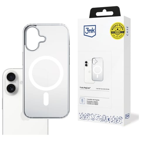 ⁨Etui 3MK Frosty MagCase do Apple iPhone  17 biały⁩ w sklepie Wasserman.eu