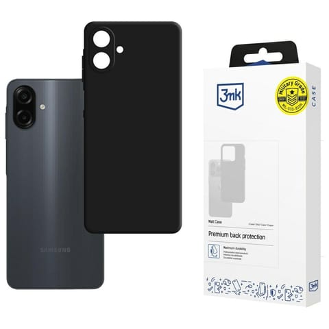 ⁨Etui 3MK Matt Case do Samsung Galaxy A07 4G czarny⁩ w sklepie Wasserman.eu