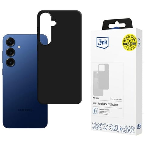 ⁨Etui 3MK Matt Case do Samsung Galaxy S25 FE czarny⁩ w sklepie Wasserman.eu
