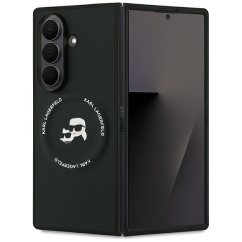 ⁨Etui Karl Lagerfeld Karl&Choupette Logo  MagSafe do Samsung Galaxy Z Fold7 czarny⁩ w sklepie Wasserman.eu