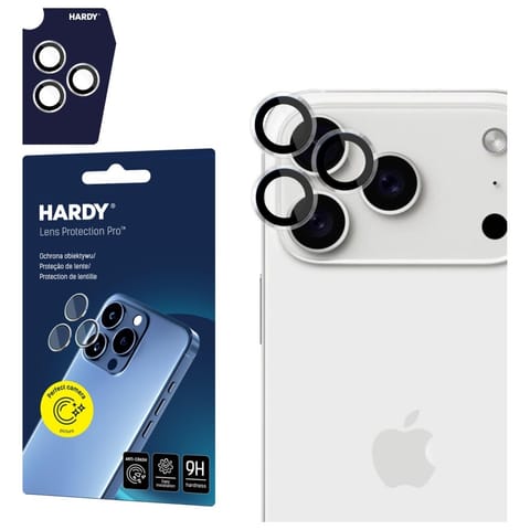 ⁨Ochrona na obiektyw aparatu 3MK HARDY    Lens Protection Pro do Apple iPhone 17 Pro /17 Pro Max przezroczysty⁩ w sklepie Wasserman.eu