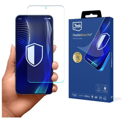 ⁨Szkło hybrydowe 3MK FlexibleGlass Pro do Samsung Galaxy S25 FE⁩ w sklepie Wasserman.eu