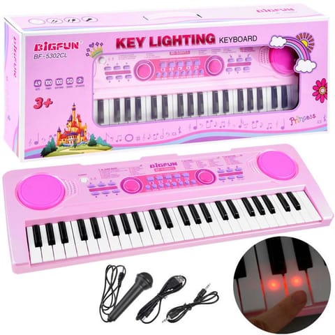 ⁨Keyboard organy z podświetlanymi klawiszami IN0151⁩ w sklepie Wasserman.eu