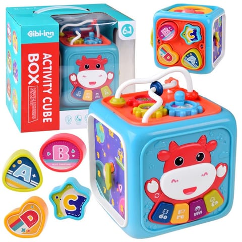 ⁨Kostka interaktywna edukacyjna pianinko przeplatanka sorter ZA4275 NI⁩ w sklepie Wasserman.eu