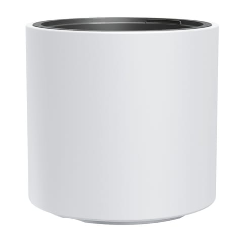 ⁨Doniczka mrozoodporna HEOS, Biała, Z wkładem, Pojemność 10 L, Matowa, DBHER300⁩ w sklepie Wasserman.eu