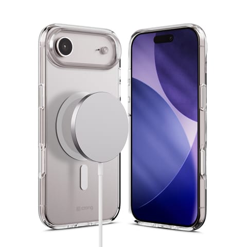 ⁨Crong Clear MAG Cover - Etui MagSafe iPhone 17 Air (przezroczysty)⁩ w sklepie Wasserman.eu