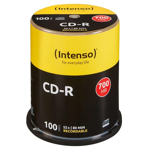 ⁨Intenso CD-R  Intenso 700100pcs Cak⁩ w sklepie Wasserman.eu