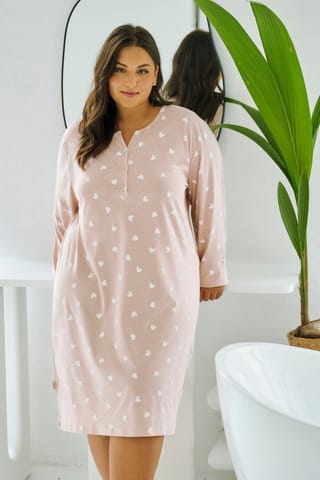 ⁨KOSZULA TARO 3469 NORI AW26 01 XXL-4XL (kolor pudrowy róż, rozmiar XXL)⁩ w sklepie Wasserman.eu