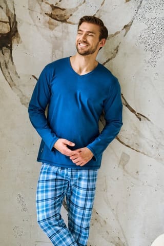 ⁨PIŻAMA TARO 3475 MARK AW/25 M-XXL 02 (kolor granat, rozmiar M)⁩ w sklepie Wasserman.eu