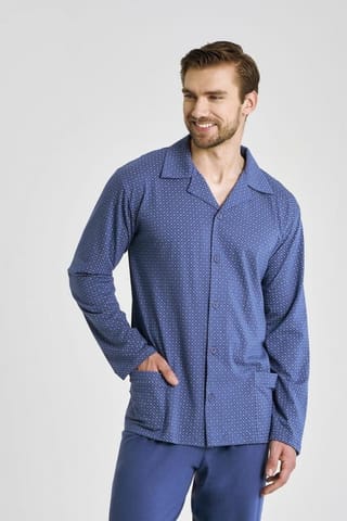 ⁨PIŻAMA TARO 3483 DEREK ROZP AW26 (kolor jeans, rozmiar XXL)⁩ w sklepie Wasserman.eu