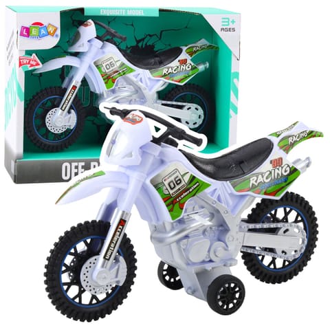⁨Motor Crossowy Off-Road Napęd Światła Dźwięki Biały⁩ w sklepie Wasserman.eu