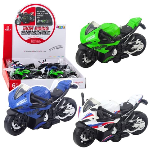 ⁨Motocykl Wyścigowy Sportowy Z Napędem Światła Dźwięki Mix⁩ w sklepie Wasserman.eu